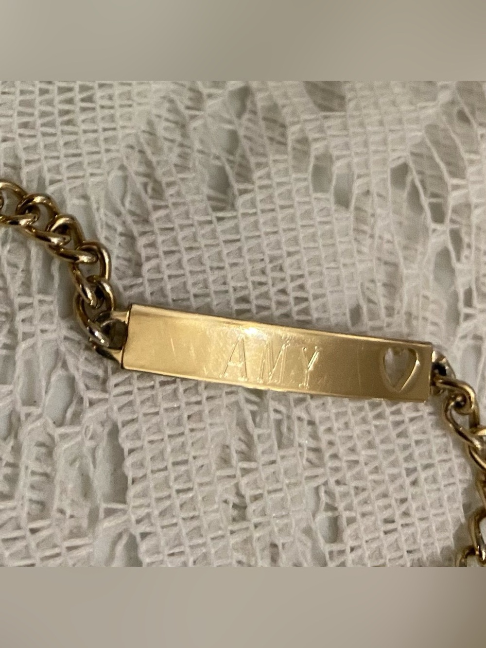 Vintage Lot of 3 Gold Filled ID and Charm Bracelets